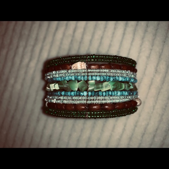 Jewelry - 5/$25 cuff bracelet green turquoise brown Jewelry - 5/$25 cuff bracelet green turquoise brown